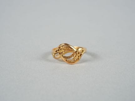 Ring aus 18 Karat Gelbgold (750 Tausendstel) mit F