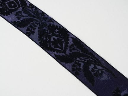 M. MAUREAU FILS. Nastro "Arlésienne" blu navy con 