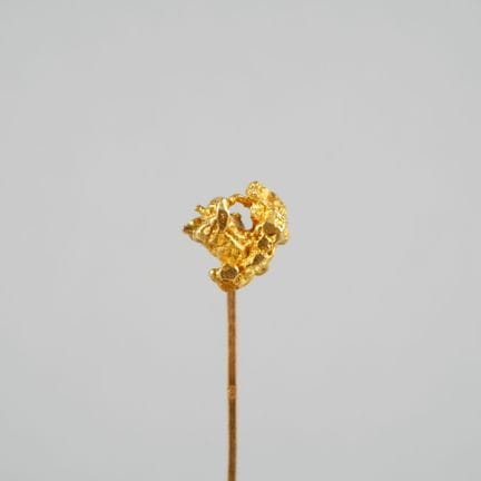 Brosche aus 18 Karat Gelbgold (750/1000) mit einem