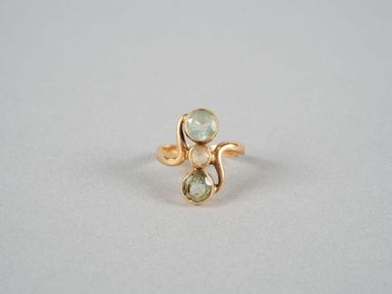 Ring im „Toi et Moi“-Stil aus 18 Karat Gelbgold (7