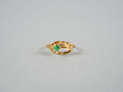 Anello in oro giallo 18 carati (750 millesimi) imp