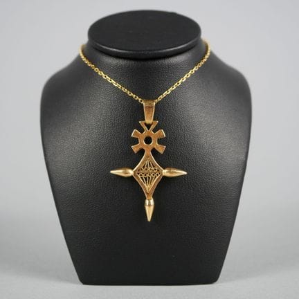 Südkreuz oder Agadès-Kreuz aus 14K-Gelbgold (585/1