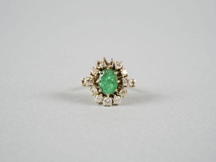 Anello Pompadour in oro 18 carati (750 millesimi) 