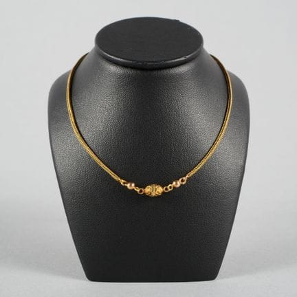 Collana in oro giallo 18 carati (750 millesimi) co