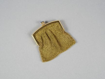 Borsellino in oro giallo 18 carati - 750 millesimi