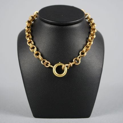Halskette aus 18 Karat Gelbgold (750 Tausendstel).