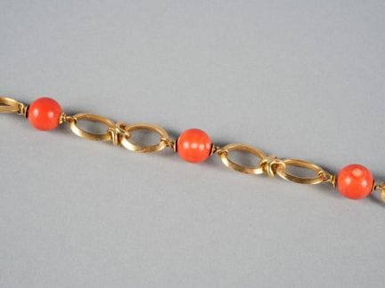 Armband aus 18 Karat Gelbgold (750/1000) mit abwec