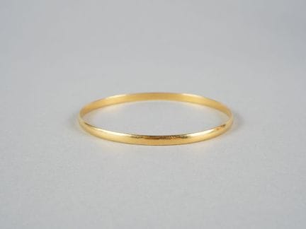 Braccialetto piatto in oro giallo 18 carati - 750 