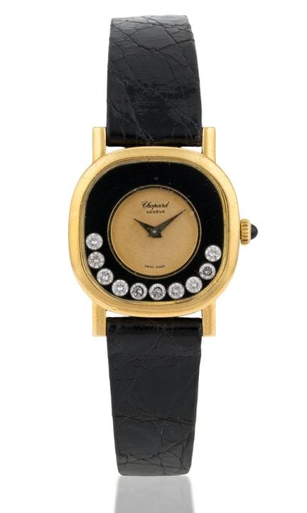 Chopard "Happy Diamonds" women's wristwatch with a
