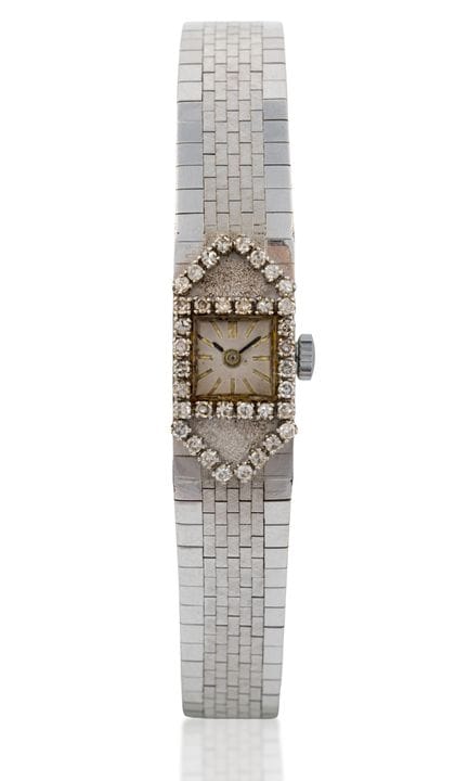 Women's wristwatch with a 750 gold case and bracel