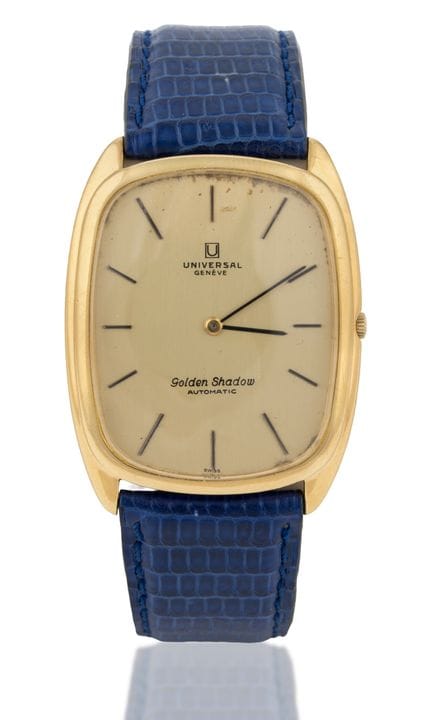 Men's wristwatch by Universal, Geneva, Golden Shad