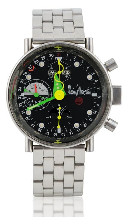 Men's wristwatch by Alain Silberstein, Chrono II, 