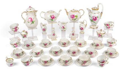 Service à café et de table de Meissen   154 pièces