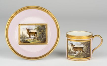 Tasse mit Untertasse   KPM, Anfang 19. Jhdt. Drei 