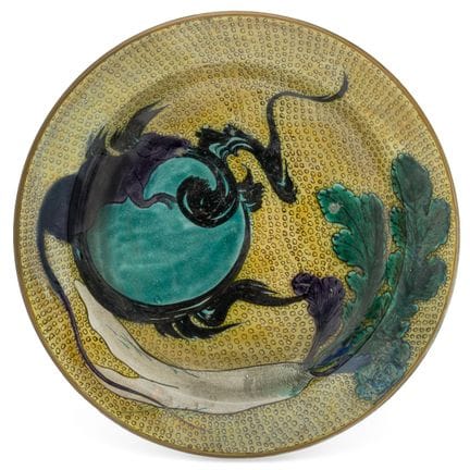 Schale mit Ratte und Rettich   Japan, Edo Periode 