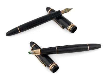 Montblanc Meisterstück fountain pens and highlight