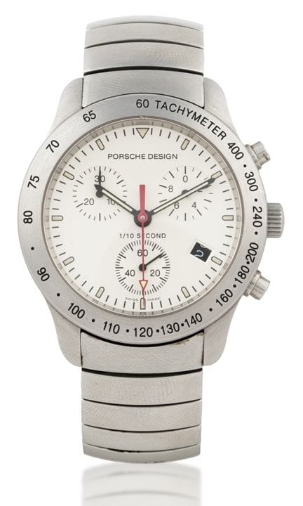 Men's wristwatch, Porsche Design, chronograph stee
