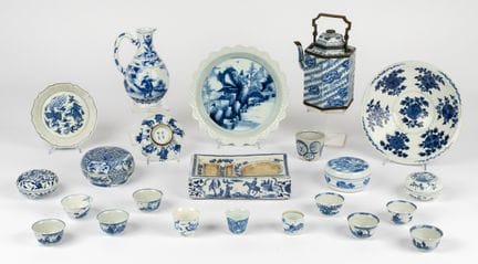 Sammlung von chinesischen Porzellanen   23 Teile S