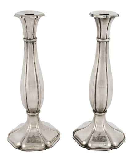 Un par de candelabros de Humbert und Sohn, Berlín,