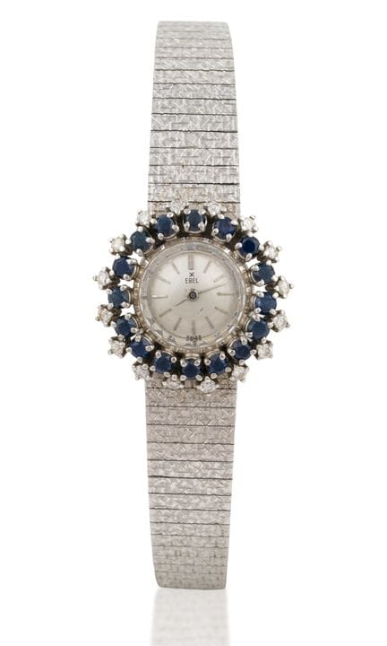 Ebel women's wristwatch with a 750 white gold case