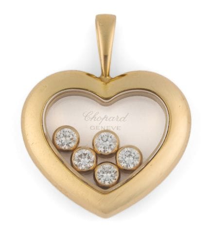 Colgante en forma de corazón de Chopard «Happy Dia