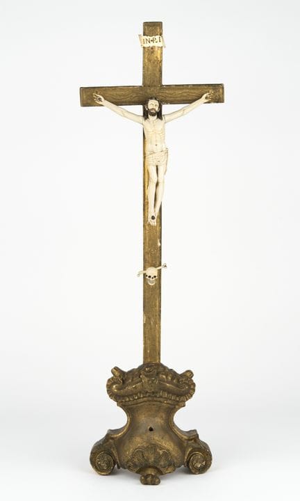 Standkreuz   Hispano-Philippinisch, 18. Jhdt. Bein