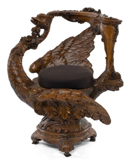 Sillón «del cisne»   Probablemente de Venecia, med