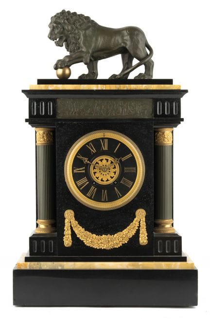 Grande orologio da tavolo di Ernst Felsing, Brema.