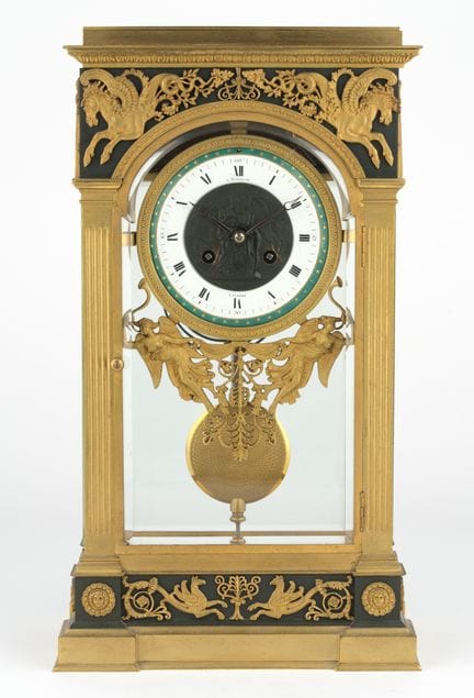 Orologio da tavolo di E. Gübelin, Lucerna. Cassa i