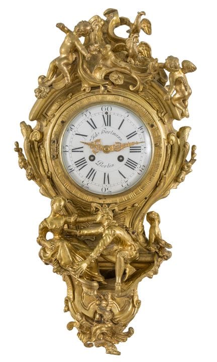 Orologio da tavolo di Johannes Hartmann, orologiai