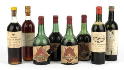 A collection of eight French wines: Château Doisy 