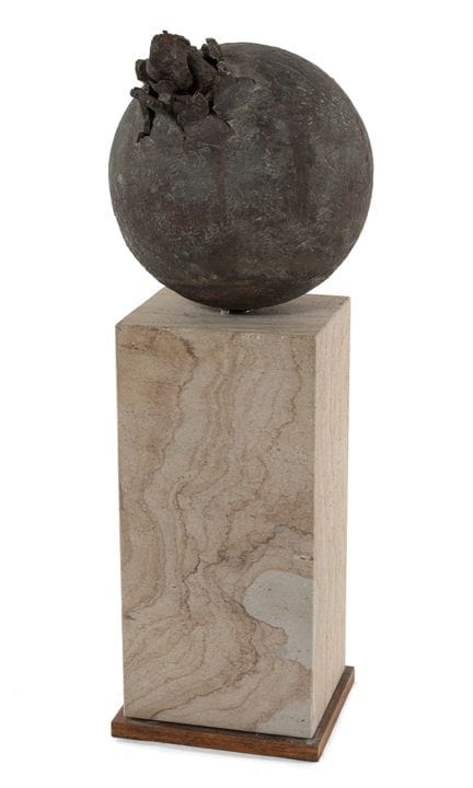 哈克尔，亨德里克   1961年 曼海姆 《深空撞击》。青铜与铁陨石（坎波德尔西埃洛），约47亿年历