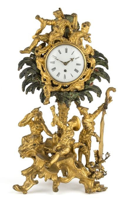Orologio a pendolo   Francia, 1750 circa. Cassa in