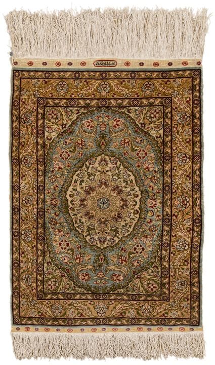 Hereke (silk)  approx. 75 x 52 cm.