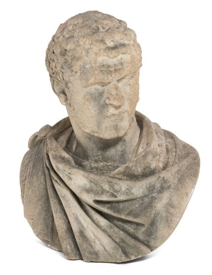 卡拉卡拉（188-217年）的半身像   19世纪。大理石，全圆雕。高56厘米。