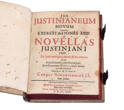 Jus Justnianeum Novum Continens Exercitationes XXI