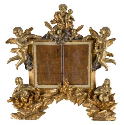 Kanontafel   Italien 18. Jhdt. Durchbrochen geschn