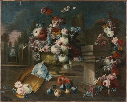 Italian Master   17th/18th century flower and frui