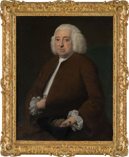 English Master   18th-century portrait of a gentle