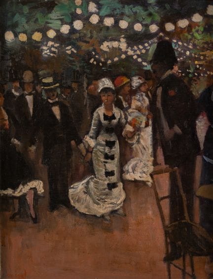 Unknown Artist, *The Lantern Festival*. Oil on woo