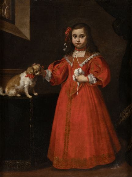 Spanish Master   17th century. Portrait of an Infa