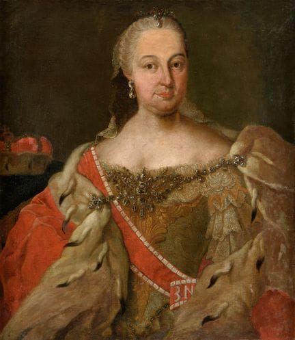 Russian School 18th century Tsarina Elisabeth?  Oi