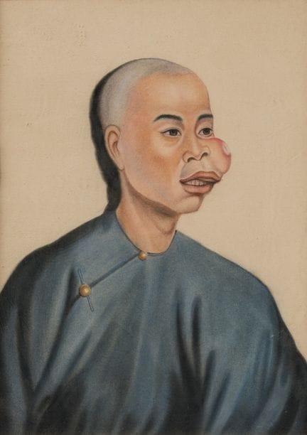 Unbekannter Meister   19. Jhdt. Zwei Chinesen mit 