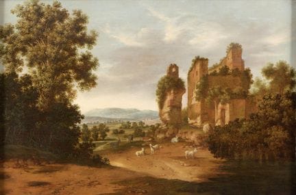 Netherlands   Early 17th century. A landscape of r