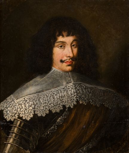 Ritratto di uomo, autore sconosciuto. Olio su tela