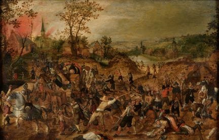 Flemish Master   17th century. Marauding Mercenari