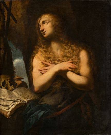 Italian Master   17th century. The Penitent Mary M