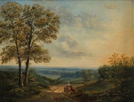 Drei Gemälde Pieter Casper Christ (1822-1888), Hen
