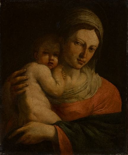 Italian Master   16th/17th century. Madonna and Ch
