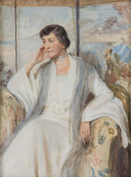 Unbekannter Meister   Um 1900 Portrait einer Dame.